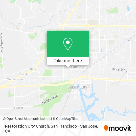 Restoration City Church map