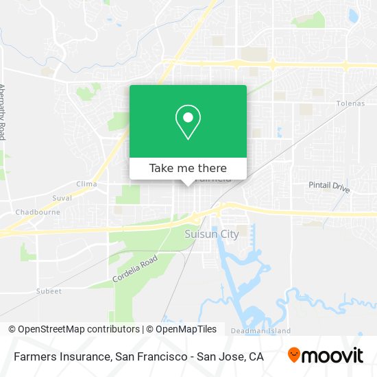 Farmers Insurance map