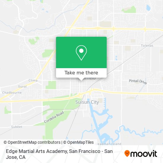 Edge Martial Arts Academy map