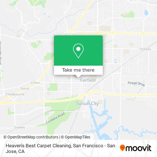 Heaven's Best Carpet Cleaning map