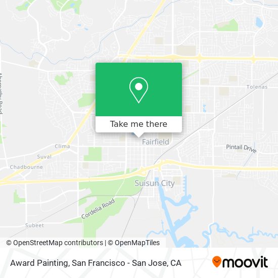 Award Painting map