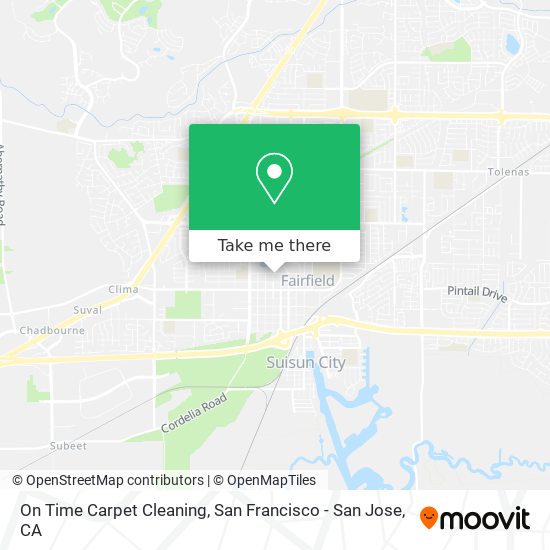 Mapa de On Time Carpet Cleaning