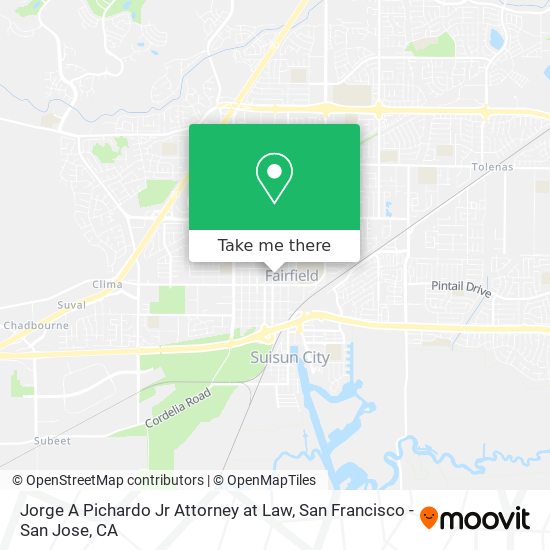 Jorge A Pichardo Jr Attorney at Law map