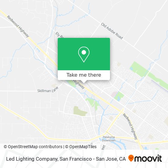 Led Lighting Company map