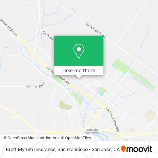 Mapa de Brett Myrum Insurance