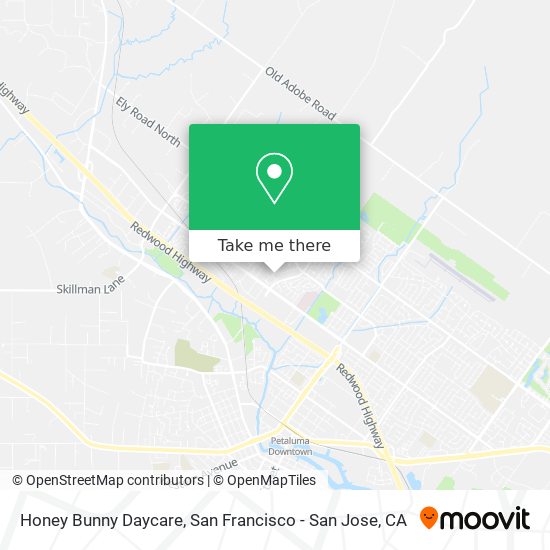 Honey Bunny Daycare map