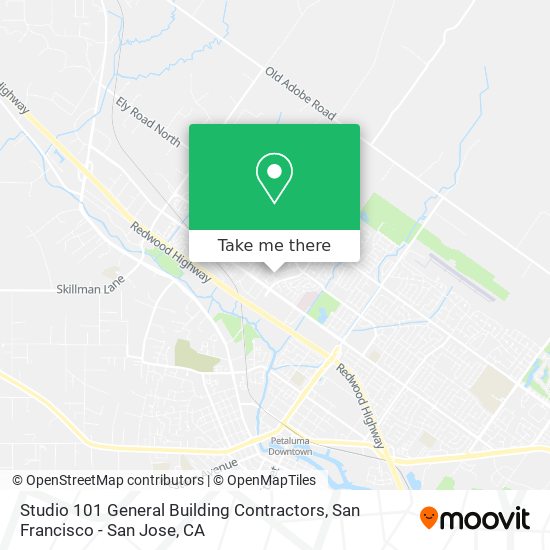 Studio 101 General Building Contractors map