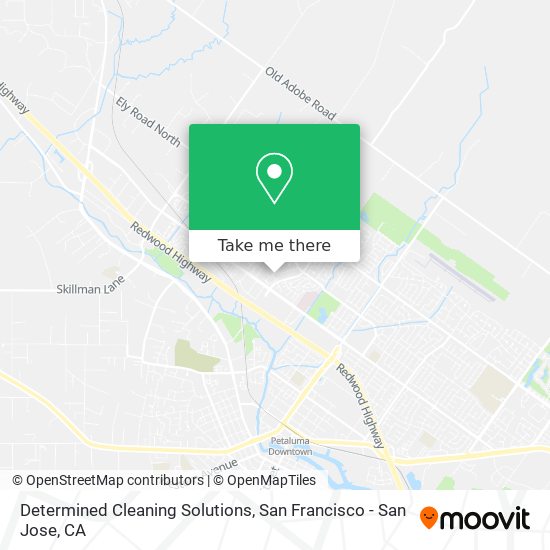 Determined Cleaning Solutions map