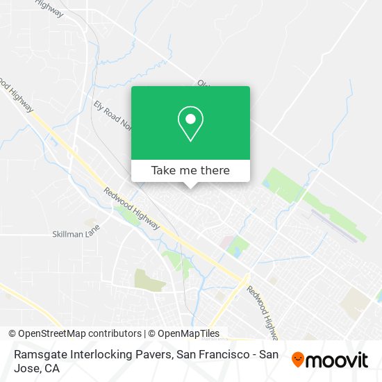 Mapa de Ramsgate Interlocking Pavers
