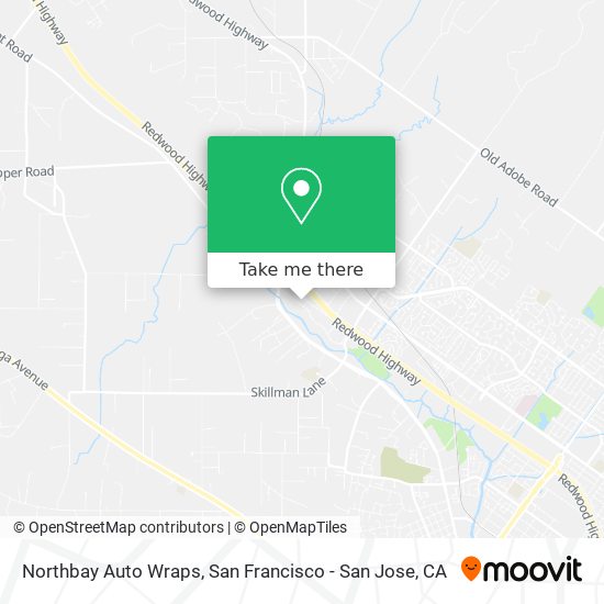 Mapa de Northbay Auto Wraps