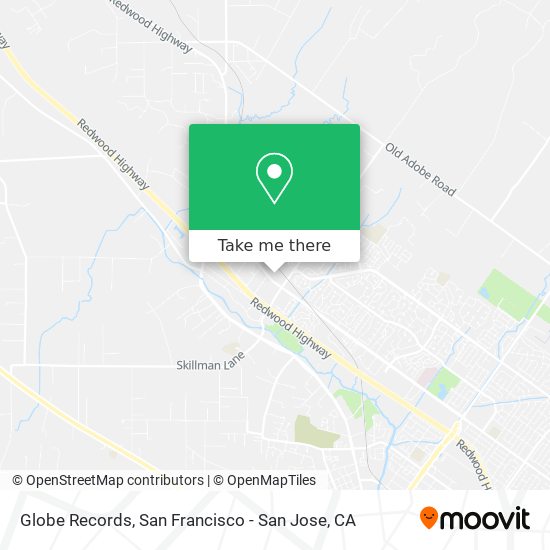 Globe Records map