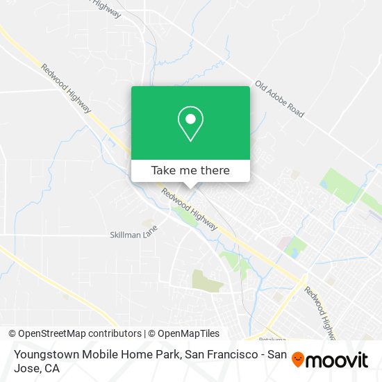 Youngstown Mobile Home Park map