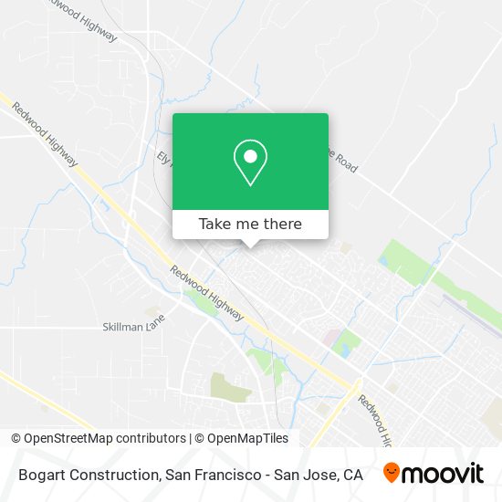 Mapa de Bogart Construction