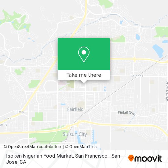 Mapa de Isoken Nigerian Food Market