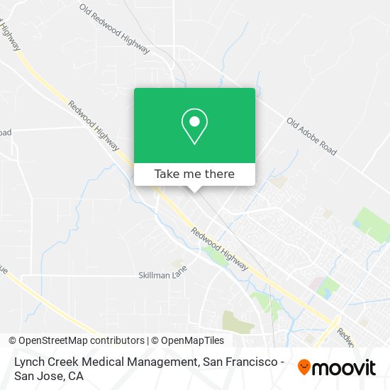 Mapa de Lynch Creek Medical Management