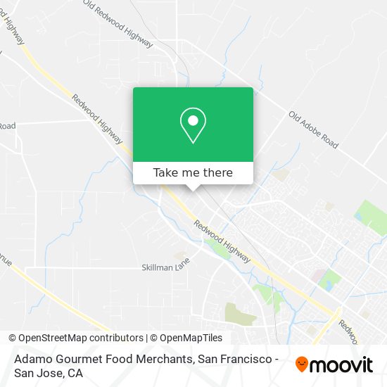 Adamo Gourmet Food Merchants map