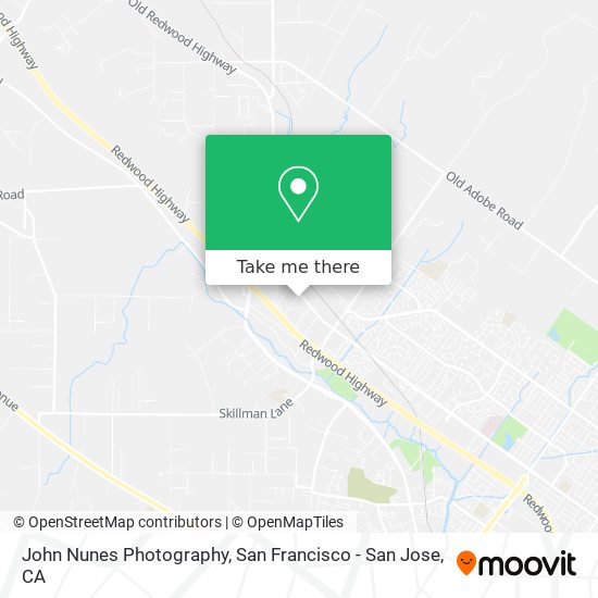 John Nunes Photography map