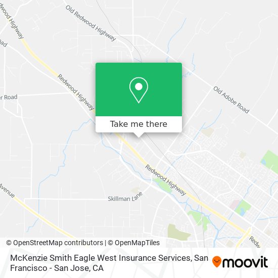 McKenzie Smith Eagle West Insurance Services map
