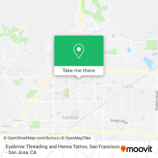 Mapa de Eyebrow Threading and Henna Tattoo