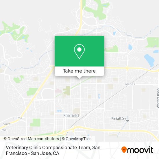 Veterinary Clinic Compassionate Team map