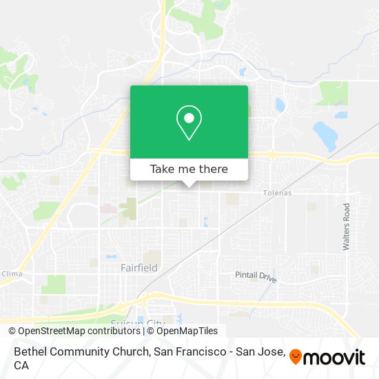 Bethel Community Church map