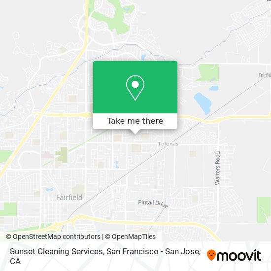 Sunset Cleaning Services map