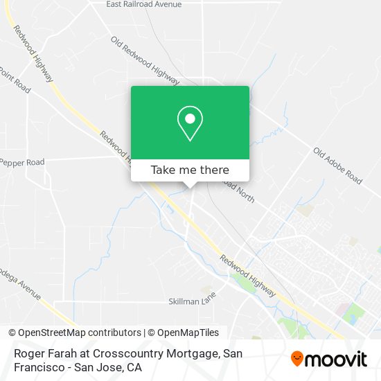 Mapa de Roger Farah at Crosscountry Mortgage