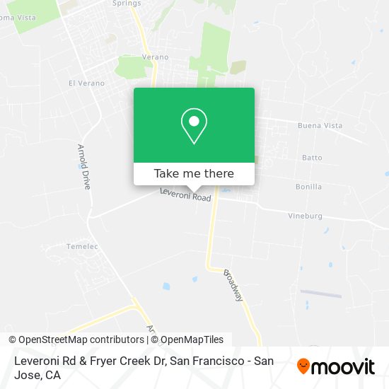 Leveroni Rd & Fryer Creek Dr map