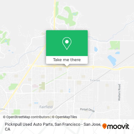 Mapa de Picknpull Used Auto Parts