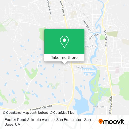 Mapa de Foster Road & Imola Avenue