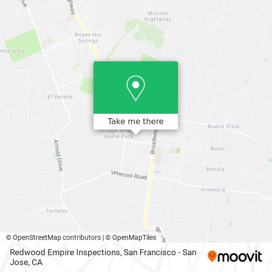 Redwood Empire Inspections map