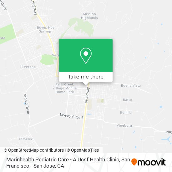 Marinhealth Pediatric Care - A Ucsf Health Clinic map