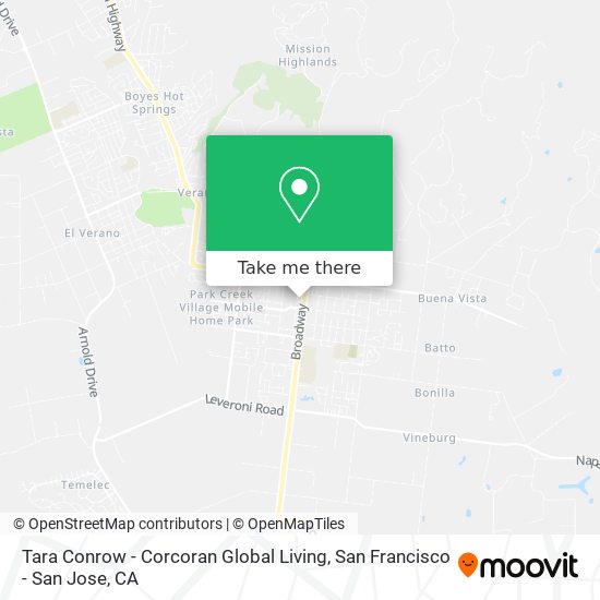 Tara Conrow - Corcoran Global Living map