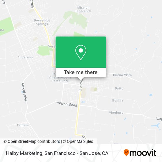 Halby Marketing map