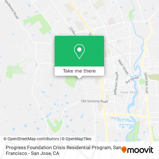 Progress Foundation Crisis Residential Program map