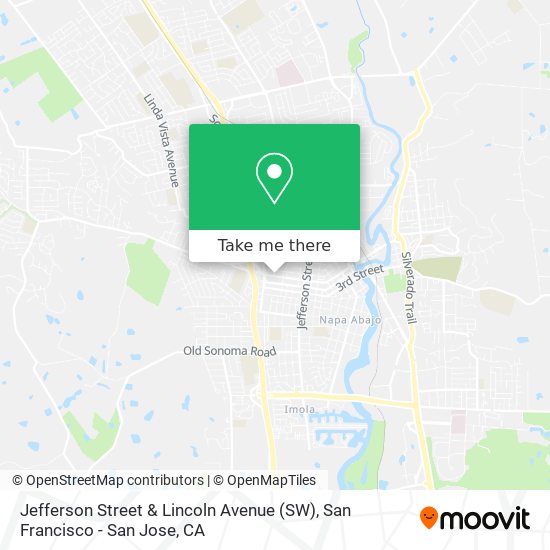 Jefferson Street & Lincoln Avenue (SW) map