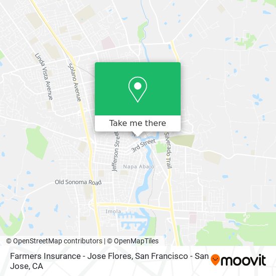 Farmers Insurance - Jose Flores map