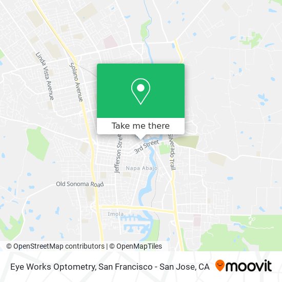 Eye Works Optometry map