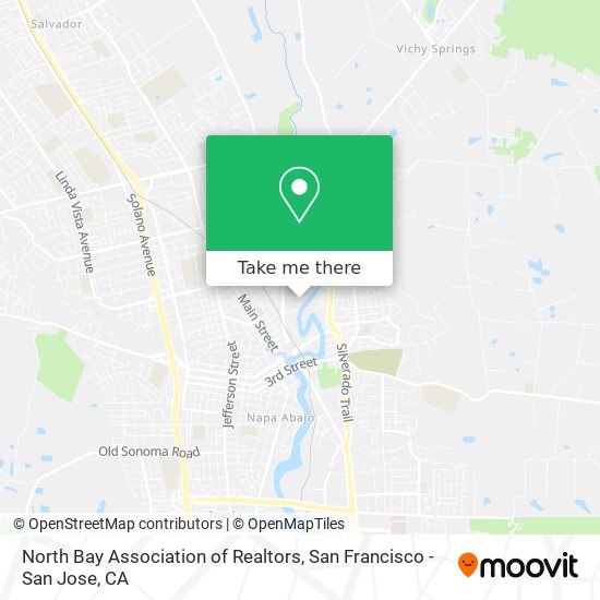 North Bay Association of Realtors map