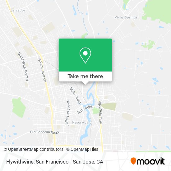 Flywithwine map