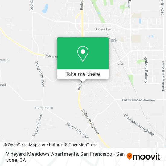 Mapa de Vineyard Meadows Apartments