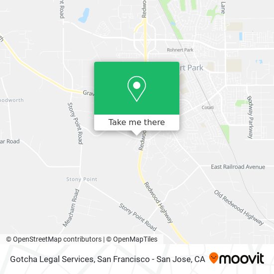 Mapa de Gotcha Legal Services