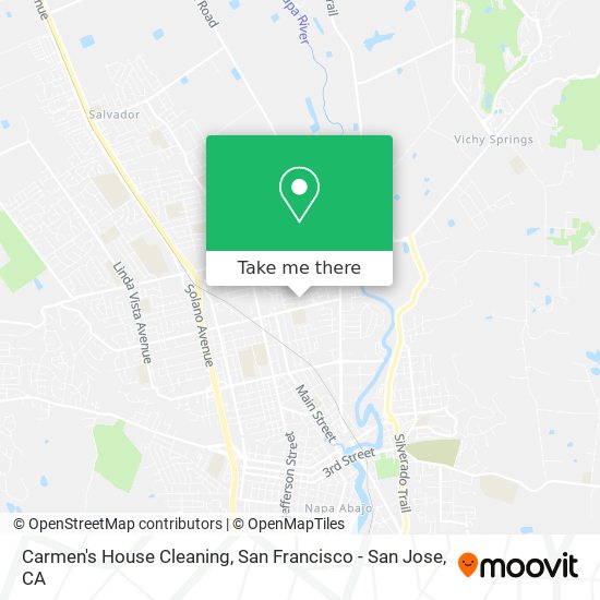 Carmen's House Cleaning map