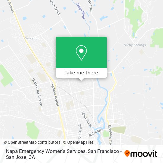 Mapa de Napa Emergency Women's Services