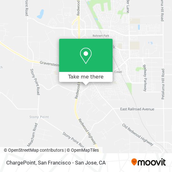 Mapa de ChargePoint