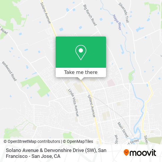 Mapa de Solano Avenue & Denvonshire Drive (SW)
