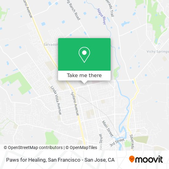 Mapa de Paws for Healing