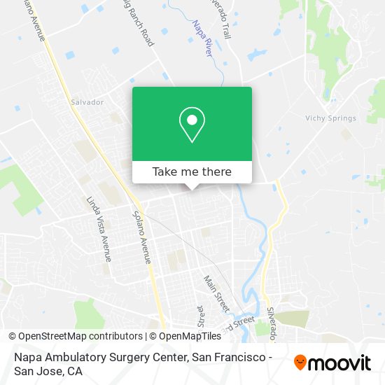 Napa Ambulatory Surgery Center map