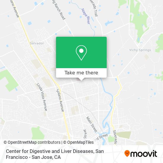 Mapa de Center for Digestive and Liver Diseases