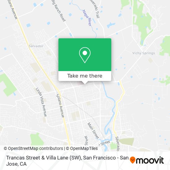 Mapa de Trancas Street & Villa Lane (SW)